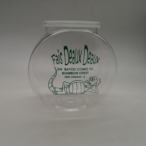 Plastic 2L fish bowl custom aquarium container