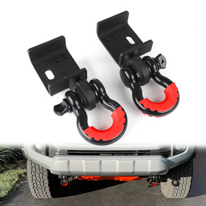 Gancho de remolque CNSPEED de acero al carbono de 3/4 pulgadas, paquete de 2, para uso frontal en Toyota Tacoma - Product Image 3