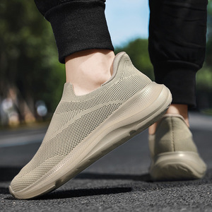 Men Mesh Slip on Walking Shoes Spring Breathable Lightweight Fitness Casual <b>EVA</b> Midsole Rubber Outsole - Product Image 4
