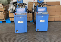 Machine à tricoter informatisée automatique à double trame pour chaussettes de football en tissu éponge uni avec moteur