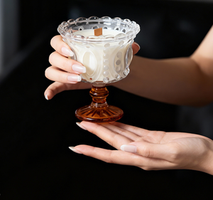 Ensemble cadeau de bougies parfumées romantiques en perles françaises, bougie en cire de soja sans fumée avec support en verre pour mariage, demoiselle d'honneur, cadeaux d'anniversaire - Product Image 3