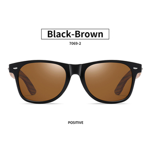 Lunettes de soleil en bois de <span class=keywords><strong>bambou</strong></span> pour homme, logo personnalisé, verres polarisés TAC UV400 CE, fabrication artisanale, mode 2022, cadeau de mariage - Product Image 6