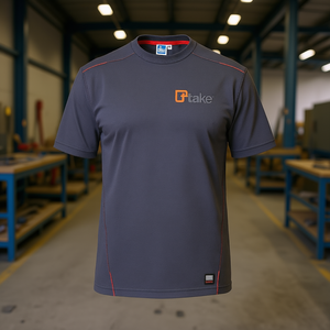 Ttake Short <b>Sleeve</b> T-Shirt Grey XL Workwear - Product Image 3