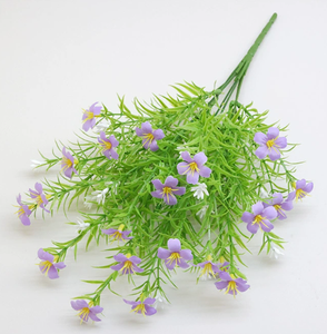 نباتات اصطناعية بلاستيكية تباع مباشرة من المصنع، باقة أوراق سرخس محاكاة لتزيين حفلات الزفاف - Product Image 5