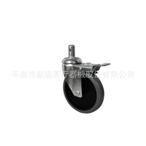 Rueda giratoria médica Xinmiao de 5 pulgadas, tipo fijo, para equipos médicos - Product Image 3