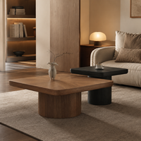 Table basse carrée moderne en bois BDZT21, couleur personnalisée, table à thé centrale pour salon