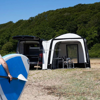 Auvent gonflable de luxe pour camping-car, en tissu Oxford, ouverture rapide automatique quatre saisons, résistant aux UV, à vendre