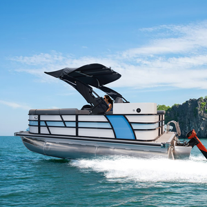 เรือโป๊ะทูนสปอร์ตหรู S-16 สำหรับ 8 คน พร้อมตู้เย็นและห้องน้ำ - Product Image 4