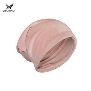 Casquette de cyclisme Jielaimei en Spandex avec cache-oreilles, noire, coupe-vent, anti-froid, style dôme, pour trajets quotidiens - Product Image 2