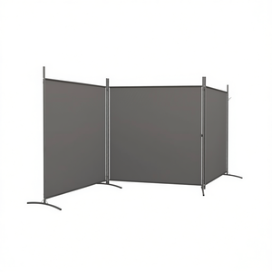 Separador de ambientes de 3 paneles, 206,7x70,9 pulgadas, pantalla de tela, plegable, opaca, diseño minimalista, decoración del hogar - Product Image 1