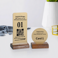 Plaque de numéro de table de restaurant en acier inoxydable, lettrage gravé, interdiction de fumer, contenu personnalisable, design rectangulaire doré pour