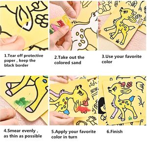 <span class=keywords><strong>Pittura</strong></span> a sabbia per bambini disegno fai-da-te colore sabbia arte - Product Image 5