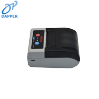 Printer baterai 2 inci, Printer pencetak Label termal Mini portabel 58mm untuk ponsel dengan pemotong otomatis