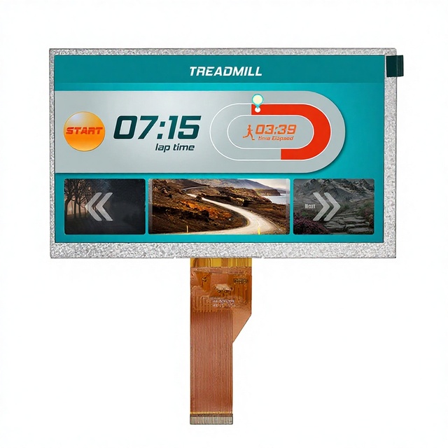 Sunlight Readable 7.0 Inch 40pin LVDS TN Display 1000 Nits High Brightness 1024x600 TFT LCD Module Customizable Touch Outdoor