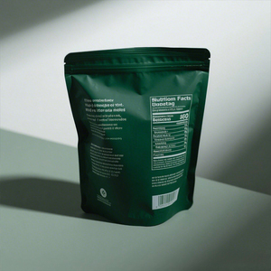 Sacs d'emballage alimentaire en papier kraft biodégradable, écologiques et recyclables, avec fermeture éclair, pour fruits lyophilisés et légumes mélangés - Product Image 4