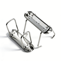 Pince de reliure en métal électroplaqué écologique TC de haute qualité, type D, à 2 anneaux, A7 PD133-2-65/36