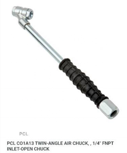 DC-54 HOPM Asta di Gonfiaggio per Pneumatici da Deserto Fuoristrada con Connessione Filettata Interna da 1/4'' Lunghezza totale 215 mm. Maniglia Nera. - Product Image 3