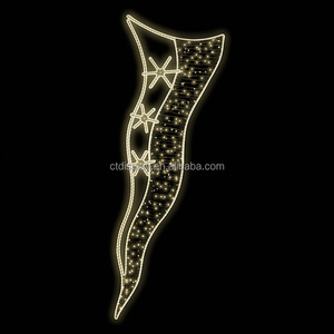 Decorazioni impermeabili personalizzate per sculture natalizie 2d Pole Street Motif Light - Product Image 2