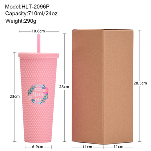 Mode Double paroi Sippy Cup 710ml grande capacité écologique eau bouillante isolation thermique sûre fête <span class=keywords><strong>des</strong></span> mères <span class=keywords><strong>cadeau</strong></span> maman - Product Image 4