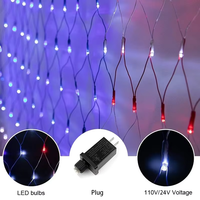 Guirlande lumineuse drapeau américain, LED super lumineuses, étanches, pour la fête de l'indépendance, le 4 juillet, décoration extérieure de jardin, patio, vacances