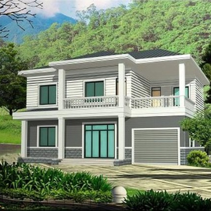 Casa Prefabricada de Acero de Lujo, Diseño de Villa Moderna, <span class=keywords><strong>Inversión</strong></span> <span class=keywords><strong>Inmobiliaria</strong></span>, Aislamiento Térmico, Resistente al Fuego, Ensamblaje Rápido - Product Image 5