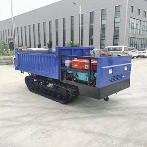 Dumper sur chenilles de 3 tonnes, produits les plus vendus, transporteur sur chenilles de 3 tonnes, adapté aux vergers de montagne/fermes/petites constructions - Product Image 3