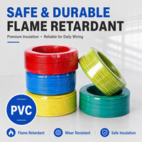 Câble en cuivre toronné multibrins 0,5-16 mm² avec isolation PVC 450V et conducteur flexible pour projets électriques