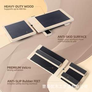 Planche d'équilibre en bois durable pour étirement des pieds, correction de la posture, entraîneur de stabilité de la cheville, équipement de fitness en bouleau naturel - Product Image 3