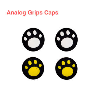 Poignées de pouce d'empreinte de patte de chat interrupteur poignées de pouce en silicone pour commutateur Nintendo Joycon - Product Image 4