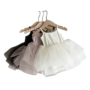 Kustom Balita Gadis Pakaian Bayi Perempuan Tutu Baju Monyet Gaun Musim Panas Gaun untuk Anak-anak Gadis TUTU Gaun Anak Pakaian 3-24M