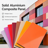 Panneau composite en aluminium ACM Wanya moderne 2 mm/4 mm, matériau de qualité A2 ignifuge pour le revêtement extérieur des appartements