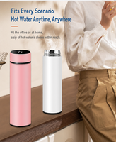 Ensemble cadeau d'entreprise en acier inoxydable avec logo personnalisé, tasse isotherme intelligente, batterie externe, cadeaux promotionnels d'entreprise pour les clients