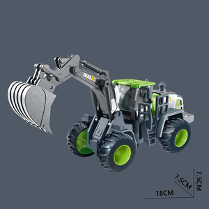 Modellino Statico di Camion Escavatore in Plastica <span class=keywords><strong>Scala</strong></span> <span class=keywords><strong>1</strong></span>:50, Veicolo da Costruzione in PVC, Giocattoli Die-cast, Regali per Bambini - Product Image 6