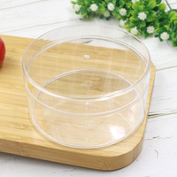 Boîtes d'emballage jetables personnalisées pour biscuits, gâteaux, aliments pour bébés, en PS moulé par injection hautement transparent Zhongyi JNH008