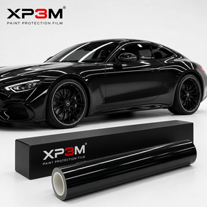 ฟิล์มใสกันรอยรถยนต์ XP3M สีดำเมทัลลิก OEM เงา TPU ความหนา 7.5 มิล ซ่อมแซมตัวเองได้ ป้องกันรอยขีดข่วน ป้องกันสีเหลือง ช่องระบายอากาศ - Product Image 1