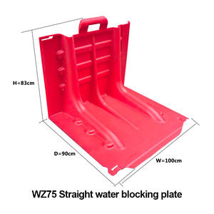 מחסומי הצפה ABS, עם תכונות נגד קורוזיה, משמשים לבקרת הצפות וסיוע באסונות, וגם להבטחת בטיחות בדרכים. - Product Image 1