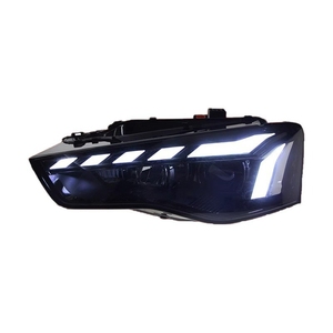 Upgrade fari per i modelli <span class=keywords><strong>Audi</strong></span> <span class=keywords><strong>A5</strong></span> 2012-2016, gruppo fari modificato con LED blu sequenziale luci di direzione Drl - Product Image 2