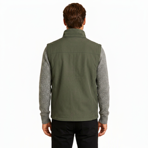 AQTQ <strong>Men's</strong> Reversible <strong>Fleece</strong> Lined <strong>Gilet</strong> Outerwear Sleeveless Jacket Outdoor Casual Photography Fishing Vests for Hiking Golf - Product Image 2