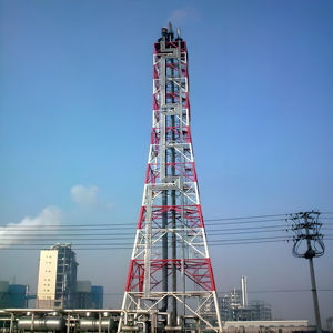 大型チムニータワー安定した通信高耐荷重容量耐震タイプ工業エリア用 - Product Image 1