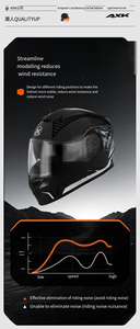 Mũ bảo hiểm xe máy phong cách Châu Âu Mũ bảo hiểm đầy đủ Mũ bảo hiểm động cơ ABS bảo vệ đầu - Product Image 3