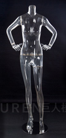 Mannequin masculin invisible transparent sans tête pour la vente