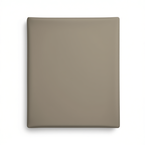 Sábana Ajustable 100% Algodón Color Taupe, Individual Alemán 90x200cm - Product Image 3
