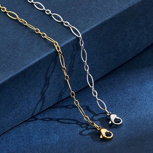 Bracelet en acier inoxydable gaufré de 3,5 mm de large pour femme, chaîne de cheville délicate avec chaîne d'extension réglable - Product Image 3