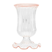 Vente en gros de tasses à café en verre borosilicaté personnalisées faites à la main ensemble de tasses à expresso