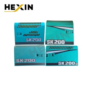 Parts <b>Radiator</b> Pump Excavator Door <b>Panel</b> SK200/210/250/260/330/350LC-8 Super for Kobelco - Product Image 2