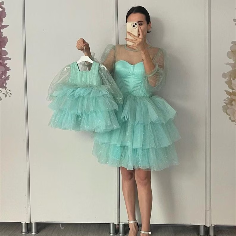Wholesale mother daughter dress green For Making Great Memories, Together -  Alibaba.com