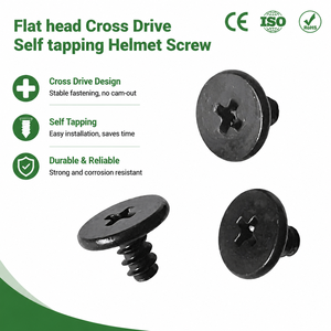 Tornillo de Cabeza Plana Ultrafino de Acero Inoxidable Dacromet Negro M2 M3 Personalizado para Casco de Motocicleta y Electrónica de Precisión - Product Image 2