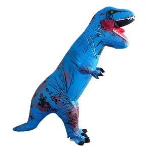 زي للاحتفال بعيد الهالوين قابل للنفخ على شكل طائر الديناصور تي ركس مناسب للارتداء اثناء الركوب للبالغين