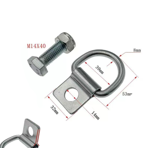 Ancres <span class=keywords><strong>d</strong></span>'arrimage crochet boucle <span class=keywords><strong>d</strong></span>'arrimage accessoire de <span class=keywords><strong>voiture</strong></span> robuste <span class=keywords><strong>remorquage</strong></span> <span class=keywords><strong>D</strong></span> boucle Cargo ancre <span class=keywords><strong>d</strong></span>'arrimage pour moto 10mm 14mm avec vis - Product Image 3