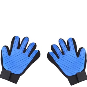 <b>Cat</b> Petting <b>Gloves</b> Blue Thickened <b>For</b> <b>Cat</b> <b>Grooming</b> Hair Removal - Product Image 3